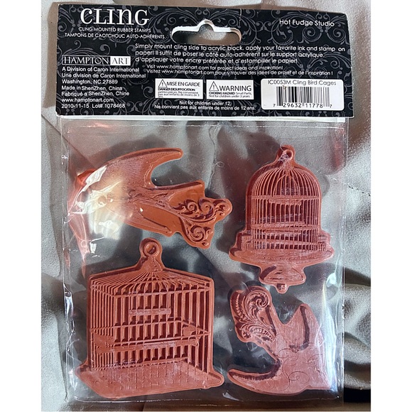 Stamp Set Papercraft Scrapbooking Cardmaking Halloween Spooky Season Victorian - Picture 5 of 9